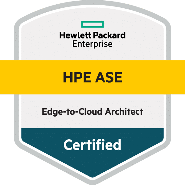 HPE ASE Certified Edge-to-Cloud Architect
